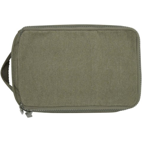 Organizer na przybory toaletowe z materiałów recyklingowanych Pack 500 g/m² Aware™ zielony