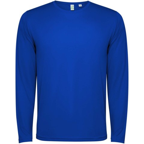 Estoril long sleeve kids t-shirt błękit królewski