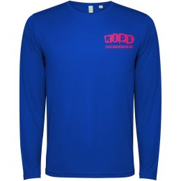 Estoril long sleeve kids t-shirt błękit królewski
