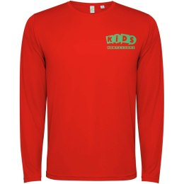 Estoril long sleeve kids t-shirt czerwony