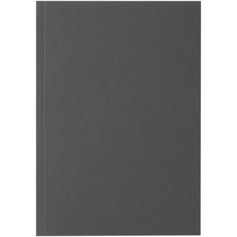 Notatnik A5 Novella Austen z miękką okładką z materiału z recyklingu, 50 kartek ciemnografitowy