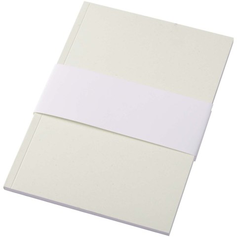 Notatnik A5 Novella Austen z miękką okładką z materiału z recyklingu, 50 kartek kość słoniowa