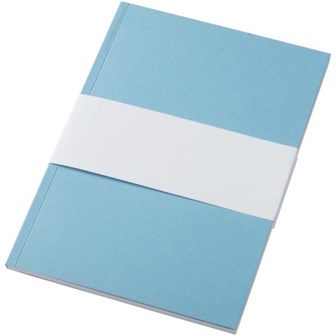 Notatnik A5 Novella Austen z miękką okładką z materiału z recyklingu, 50 kartek niebieski