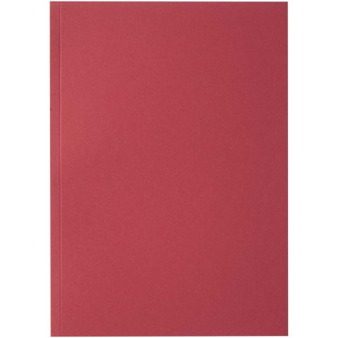 Notatnik A5 Novella Austen z miękkiej okładki z recyklingu, 100 kartek czerwony