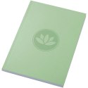 Notatnik A5 Novella Austen z miękkiej okładki z recyklingu, 100 kartek zielony