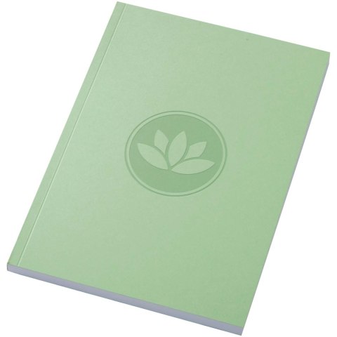 Notatnik A5 Novella Austen z miękkiej okładki z recyklingu, 100 kartek zielony
