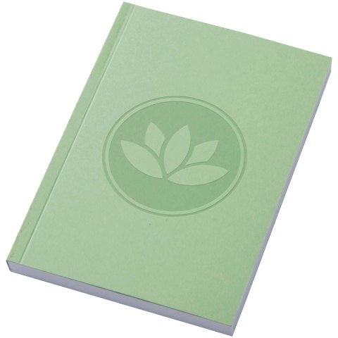 Notatnik A6 Novella Austen z miękkiej okładki z materiału z recyklingu, 100 kartek zielony