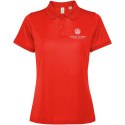 Tormo damskie polo z krótkim rękawem czerwony