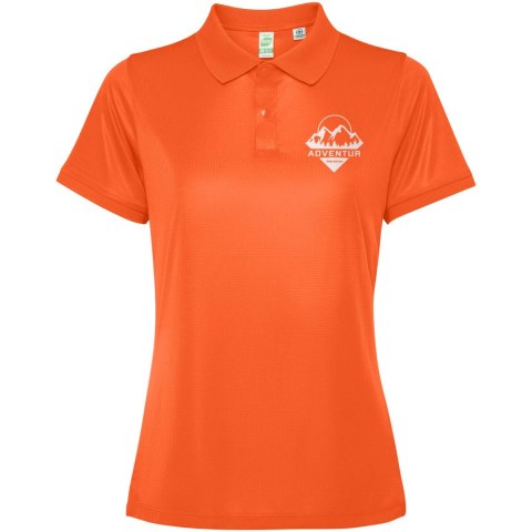 Tormo damskie polo z krótkim rękawem fire orange