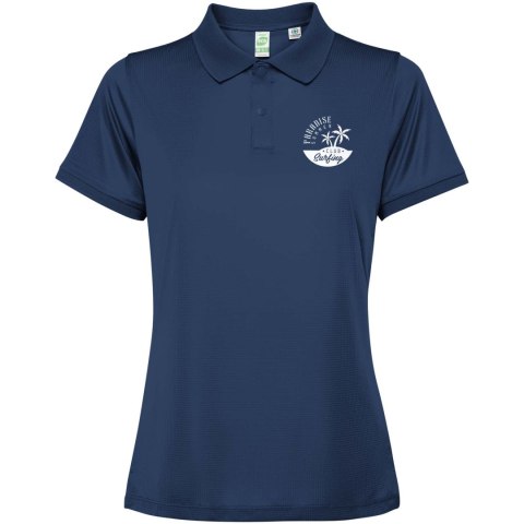 Tormo damskie polo z krótkim rękawem navy blue
