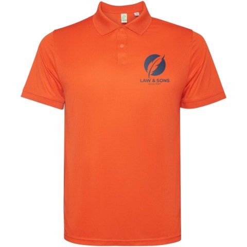 Torrmo męskie polo z krótkim rękawem fire orange