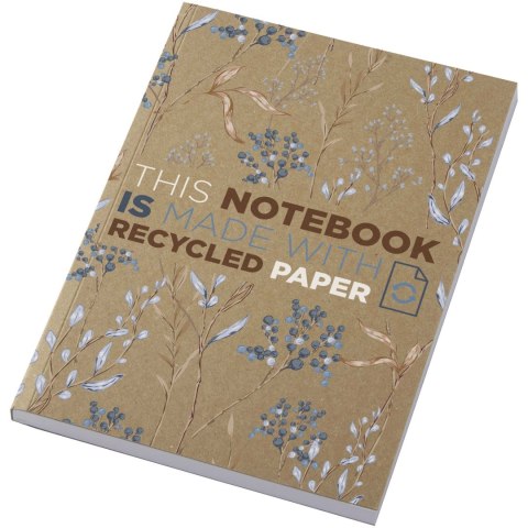 Notatnik A5 Novella Austen z miękką okładką z materiału z recyklingu, papier pakowy — 100 kartek piasek pustyni