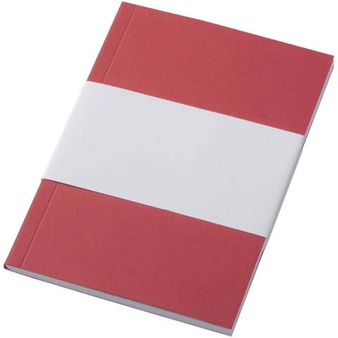 Notatnik A6 Novella Austen z miękką okładką z materiału z recyklingu, 50 kartek czerwony