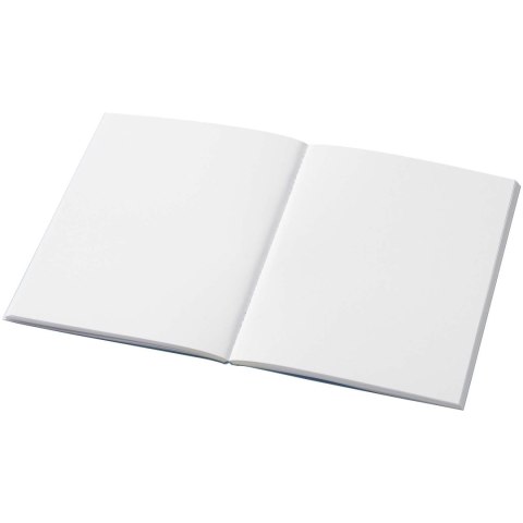 Notatnik A6 Novella Austen z miękką okładką z materiału z recyklingu, 50 kartek niebieski