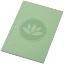 Notatnik A6 Novella Austen z miękką okładką z materiału z recyklingu, 50 kartek zielony