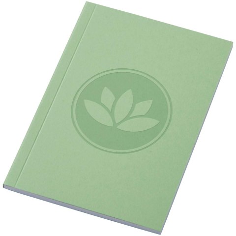 Notatnik A6 Novella Austen z miękką okładką z materiału z recyklingu, 50 kartek zielony