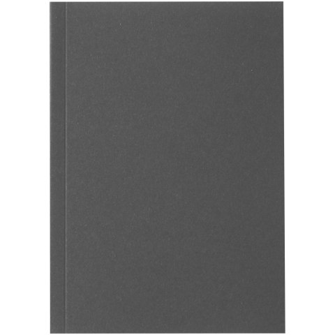 Notatnik A6 Novella Austen z miękkiej okładki z materiału z recyklingu, 100 kartek ciemnografitowy