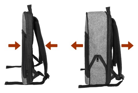 Plecak rozszerzany RPET