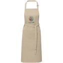 Andrea fartuch o gramaturze 240 g/m² z regulowanym paskiem na szyję oatmeal
