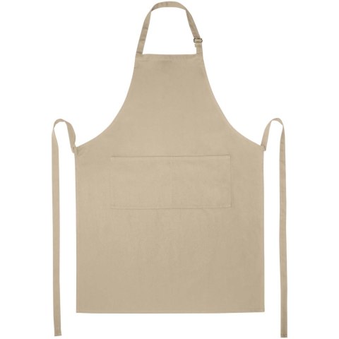 Andrea fartuch o gramaturze 240 g/m² z regulowanym paskiem na szyję oatmeal