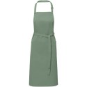 Andrea fartuch o gramaturze 240 g/m² z regulowanym paskiem na szyję zielony melanż