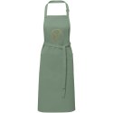 Andrea fartuch o gramaturze 240 g/m² z regulowanym paskiem na szyję zielony melanż