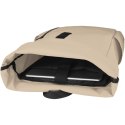 Byron plecak na laptopa 15,6 cala z tworzywa RPET z certyfikatem GRS z zawijanym zamknięciem, 18 l oatmeal