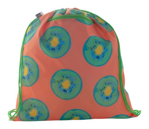 CreaDraw Zip RPET personalizowany worek ze sznurkami