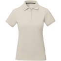 Damskie polo Calgary z krótkim rękawem sandstone
