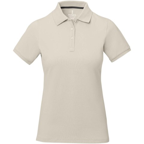 Damskie polo Calgary z krótkim rękawem sandstone