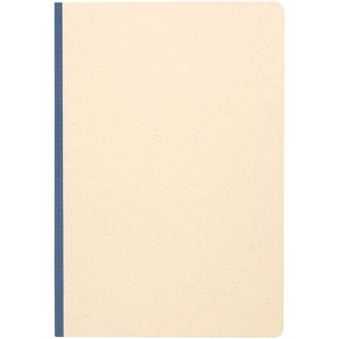 Liliana notatnik A5 z trzciny cukrowej z miękką okładką z RPET błękit oceanu