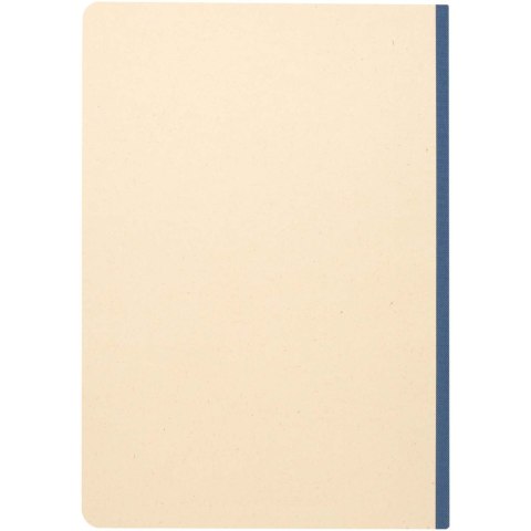 Liliana notatnik A5 z trzciny cukrowej z miękką okładką z RPET błękit oceanu