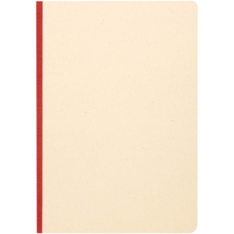 Liliana notatnik A5 z trzciny cukrowej z miękką okładką z RPET brick