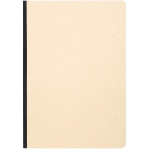 Liliana notatnik A5 z trzciny cukrowej z miękką okładką z RPET czarny