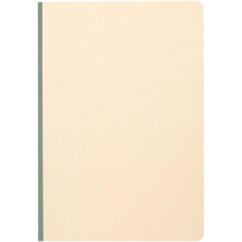 Liliana notatnik A5 z trzciny cukrowej z miękką okładką z RPET zielony melanż