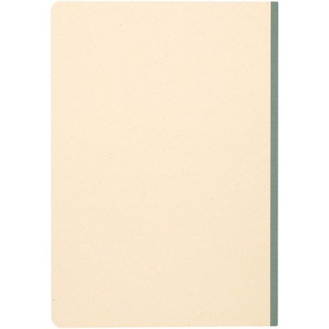 Liliana notatnik A5 z trzciny cukrowej z miękką okładką z RPET zielony melanż