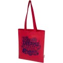 Madras Blend torba na zakupy z bawełny z recyklingu z certyfikatem GRS o gramaturze 140 g/m² i pojemności 7l czerwony