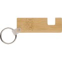 Bambusowy brelok do kluczy, stojak na telefon