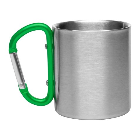 Metalowy kubek 210 ml z karabińczykiem | Easton