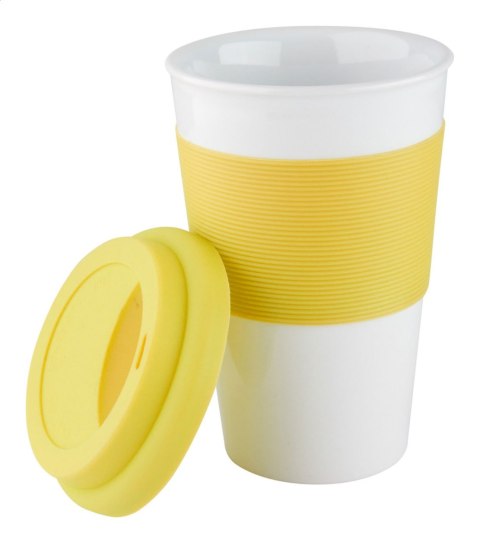 Soft Touch kubek z elementami silikonu