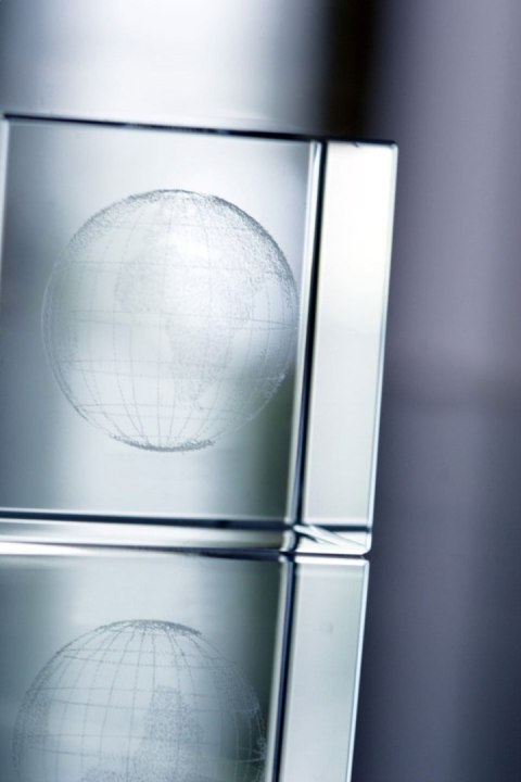 Tampa szklana kostka