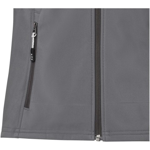Damska kurtka softshell Langley stalowa szarość