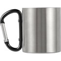 Metalowy kubek 185 ml z karabińczykiem