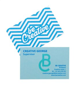 Personalizowane wizytówki odporne na rozdarcie