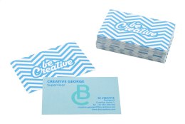 Personalizowane wizytówki odporne na rozdarcie