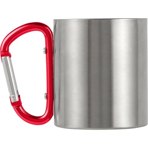 Metalowy kubek 185 ml z karabińczykiem