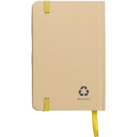 Notatnik A6 z papieru kraftowego z recyklingu