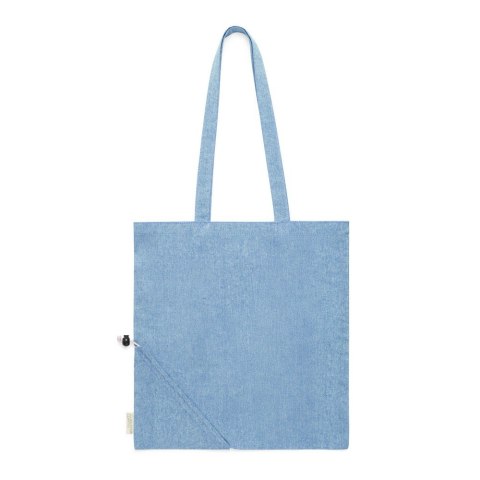 Torba na zakupy z bawełny z recyklingu, składana