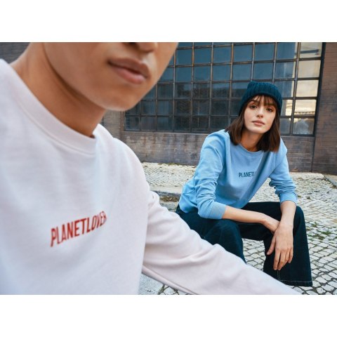 Lekki sweter Iqoniq Etosha, bawełna z recyklingu