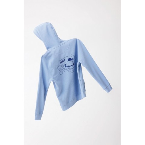 Lekka bluza z kapturem Iqoniq Rila, bawełna z recyklingu